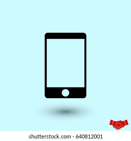 mobile icon vector, flat design best vector icon