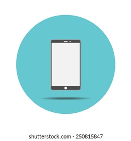 mobile icon, vector illustration