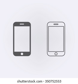 Mobile icon . Vector illustration