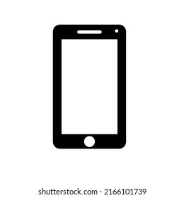 icono móvil, ilustración vectorial. Diseño plano. ilustración de icono vectorial móvil aislada en fondo blanco, icono móvil Eps10.
