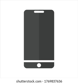 mobile icon vector isolated for any purposes. illustration graphic for contacts sign and communication element.