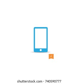 Mobile icon vector isolated on white background. Trendy mobile icon in flat style. Template for app,logo, ui and ux. Icon mobile for your web site, office poster and placard. Modern mobile icon EPS 10