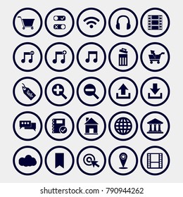 mobile icon vector set