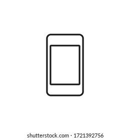símbolo de símbolo vectorial de icono móvil aislado