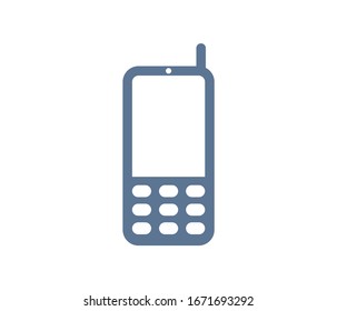 vector de icono móvil, ilustración de una pantalla de teléfono inteligente con un simple icono circular, de teléfono inteligente,