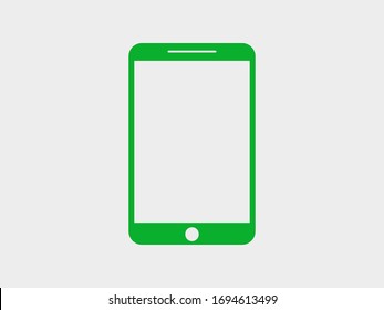 mobile icon vector,illustration of a smartphone screen with a simple round ,smartphone icon,