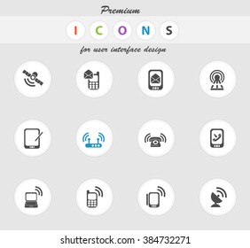 Mobile icon for web sites and user interface