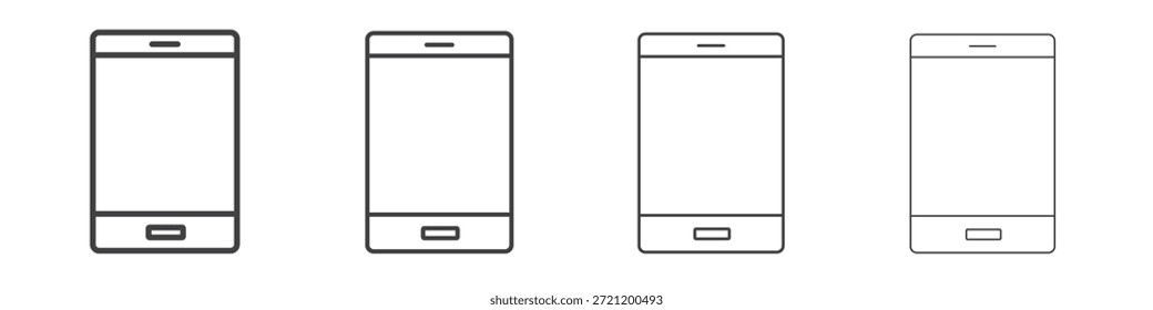 Mobile Icons für Grafik und Webdesign.