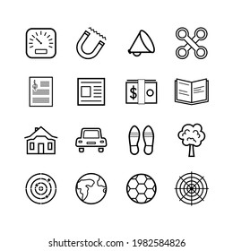 Mobile icons set. Mobile icons. Icons for the phone. Using the phone concept. Can be used for advertising and banner purposes. Can be used for app. Vector EPS 10.