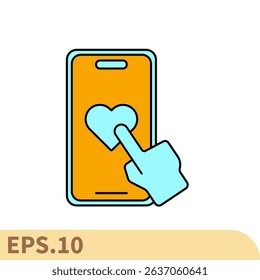 mobile icons  symbol vector elements for infographic web