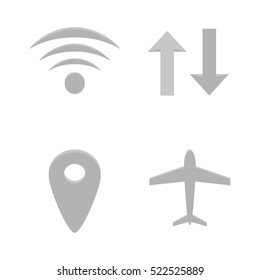 mobile icons vector 