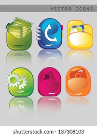 Mobile icon.vector illustration