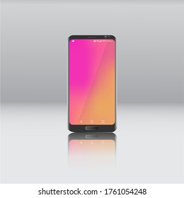 Mobile image to put application on your screen. Image to edit. Technology mockup.