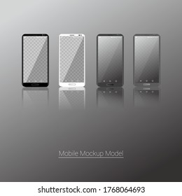 Mobile image to put application on your screen. Image to edit. Technology mockup.
