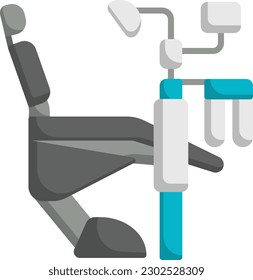 Mobile Independent Design vector color icon design, Dentistry symbol, Healthcare sign, Dental instrument stock illustration, Orthodontic chairs concept