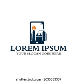 logotipo de la industria móvil, logotipo industrial