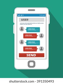 mobile infographic design