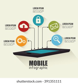mobile infographic design