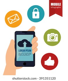 mobile infographic design