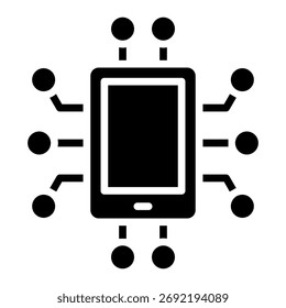 Elemento de icono de integración móvil para diseño