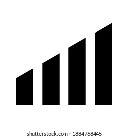 Symbole für mobile Schnittstellen, Wi-Fi-Signal und Verbindungsebene - perfekt für alle Projekte, einfaches Design