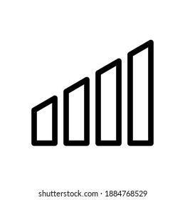 mobile interface icons, wi-fi signal and connection level sign perfect for all project ,simple design