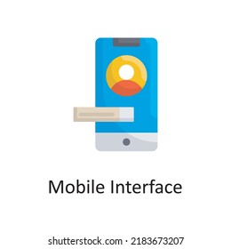 Mobile Interface vector flat Icon Design illustration. Miscellaneous Symbol on White background EPS 10 File