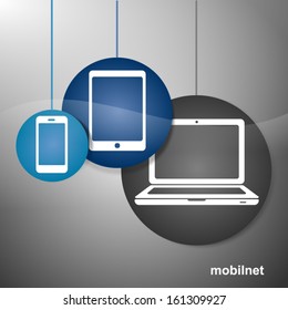 Mobile Internet and Cloud Computing Concept