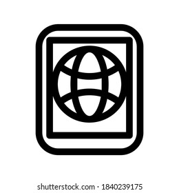 mobile internet icon or logo isolated sign symbol vector illustration - high quality black style vector icons
