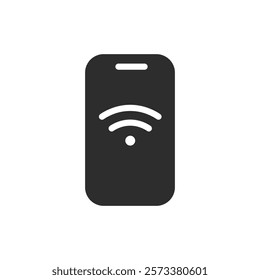 Mobile Internet icon web design in vector