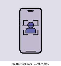 Mobile KYC Verification Icon Design