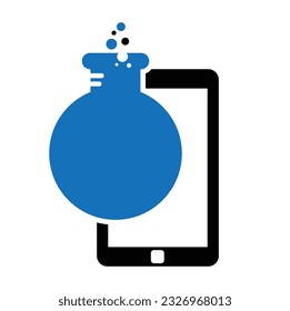 Mobile Lab Logo Template Design.