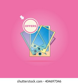 mobile with label offer