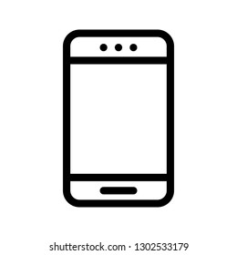 mobile line icon