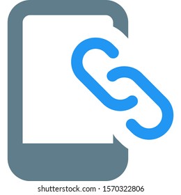 Mobile link access web pages on Internet browser