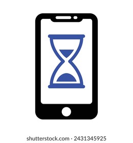 Mobile Loading Icon, Vector Graphics Illustrations 
