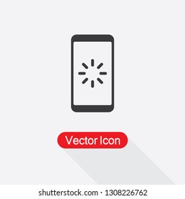 Mobile Loading Icon Vector Illustration Eps10