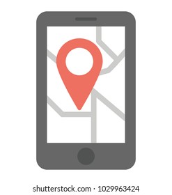 A mobile location app, gps
