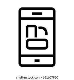 Mobile Lock Unlock Icon