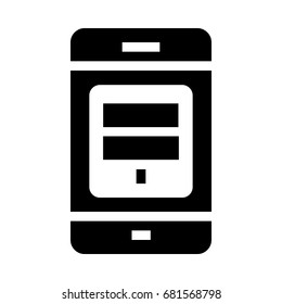 Mobile Login Icon