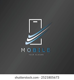 Diseño de logotipo móvil. logotipo de empresa móvil