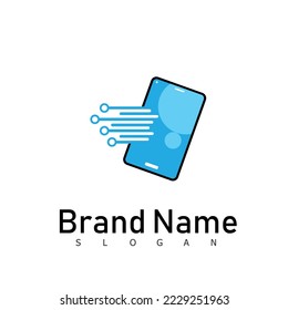 mobile logo phone design symbolabstract
