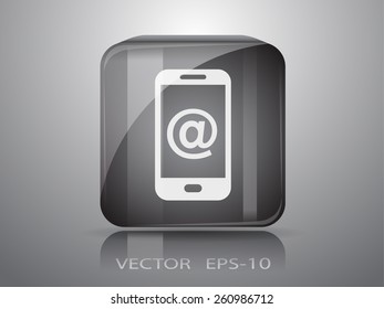 Icono de correo móvil