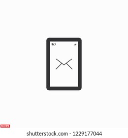 Mobile mail . icon. Vector Eps 10
