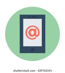 Mobile Mail Vector Icon