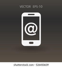 Correo móvil. ilustración vectorial