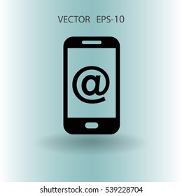 Mobile Post. Vektorgrafik