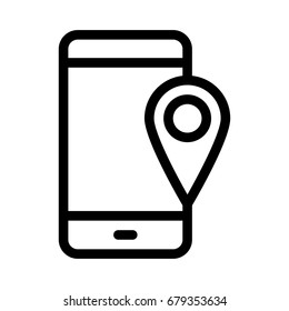 Mobile Map Icon