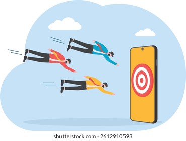 Mobile marketing, business concept business concept

