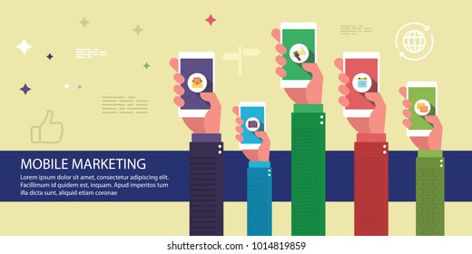 Mobile Marketing Concept